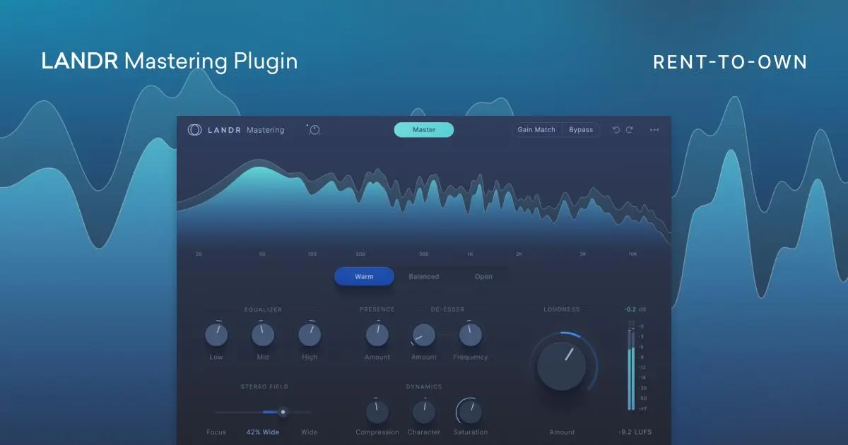 LANDR - Mastering Plugin PRO