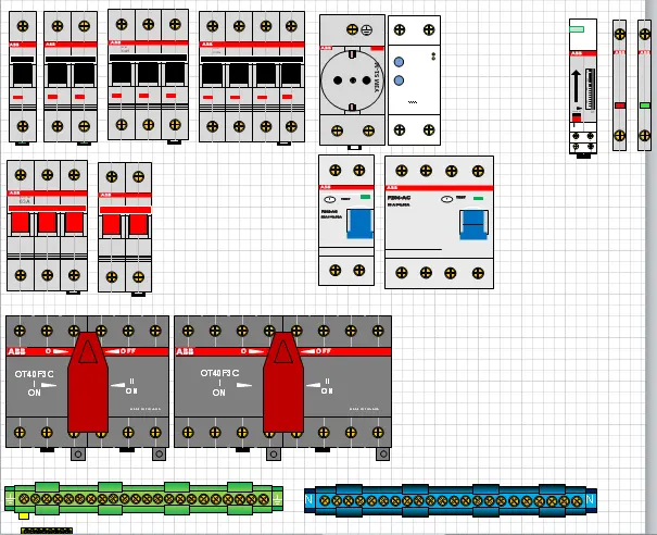 Шаблоны по электротехнике для Microsoft Visio